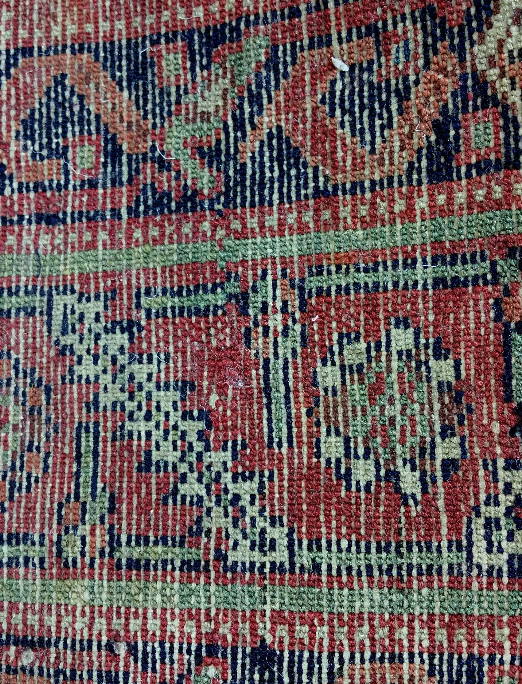 Early 20th Century Persian Red Ground Rug 1