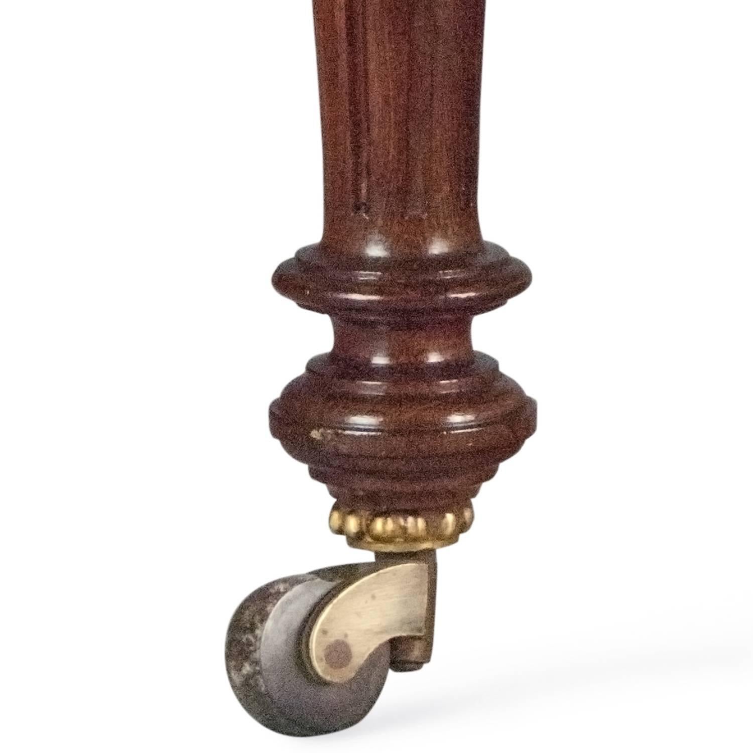19th Century Pair of Carved Rosewood Stools