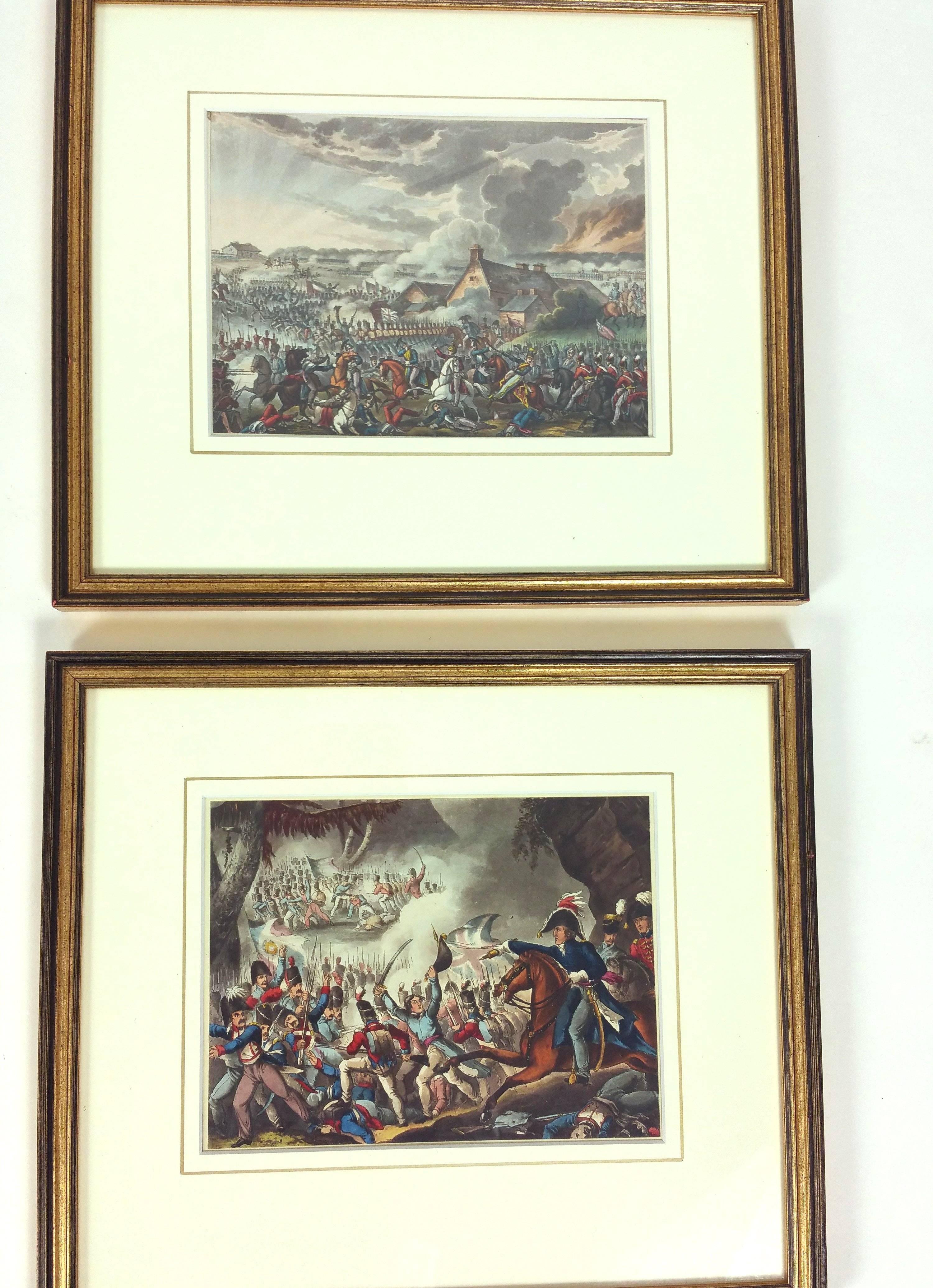 Set of 15 Early 19th Century Hand Colored Military Prints 3
