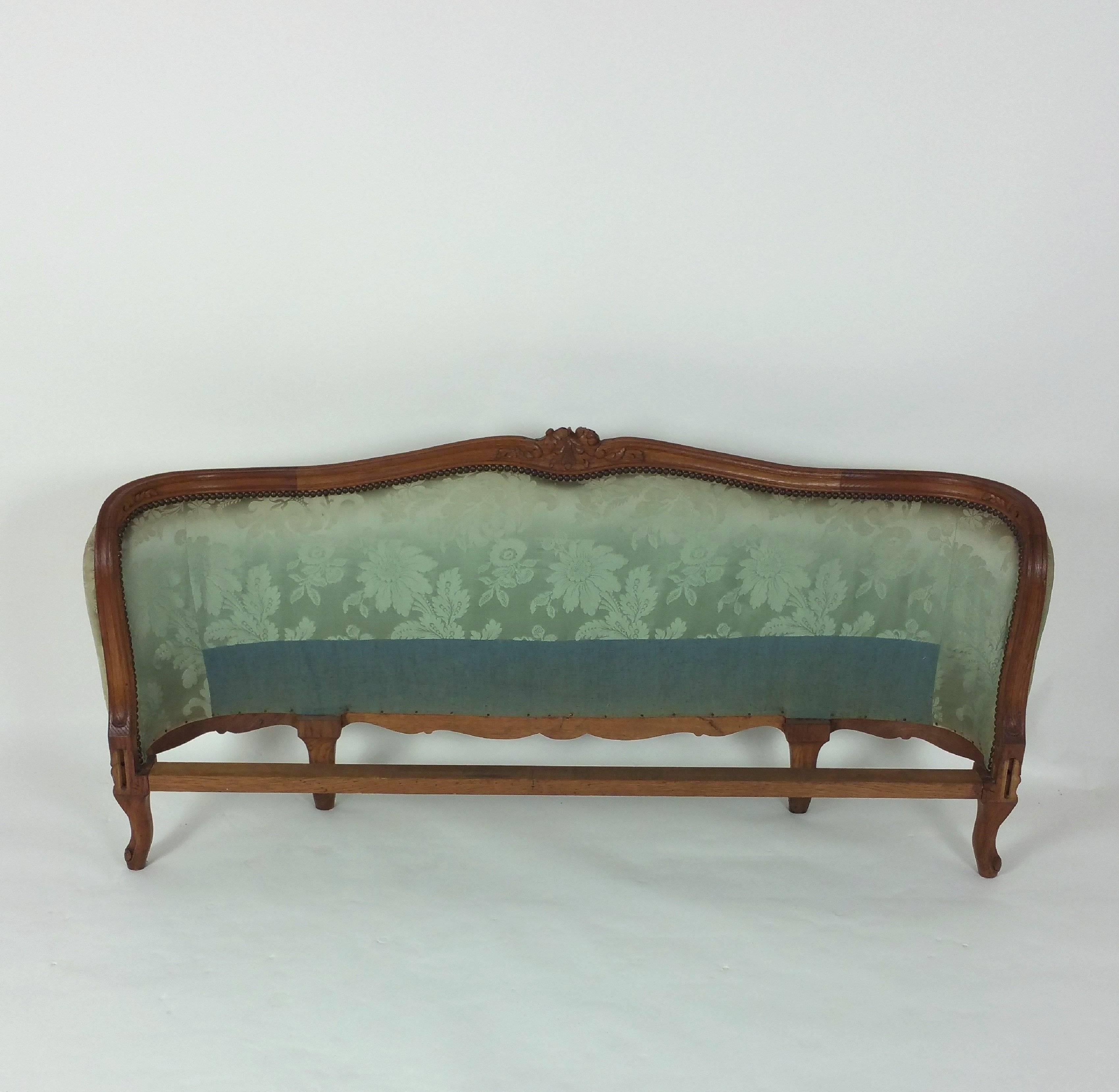 Late 19th Century French Carved Bedstead of Shaped Form 2