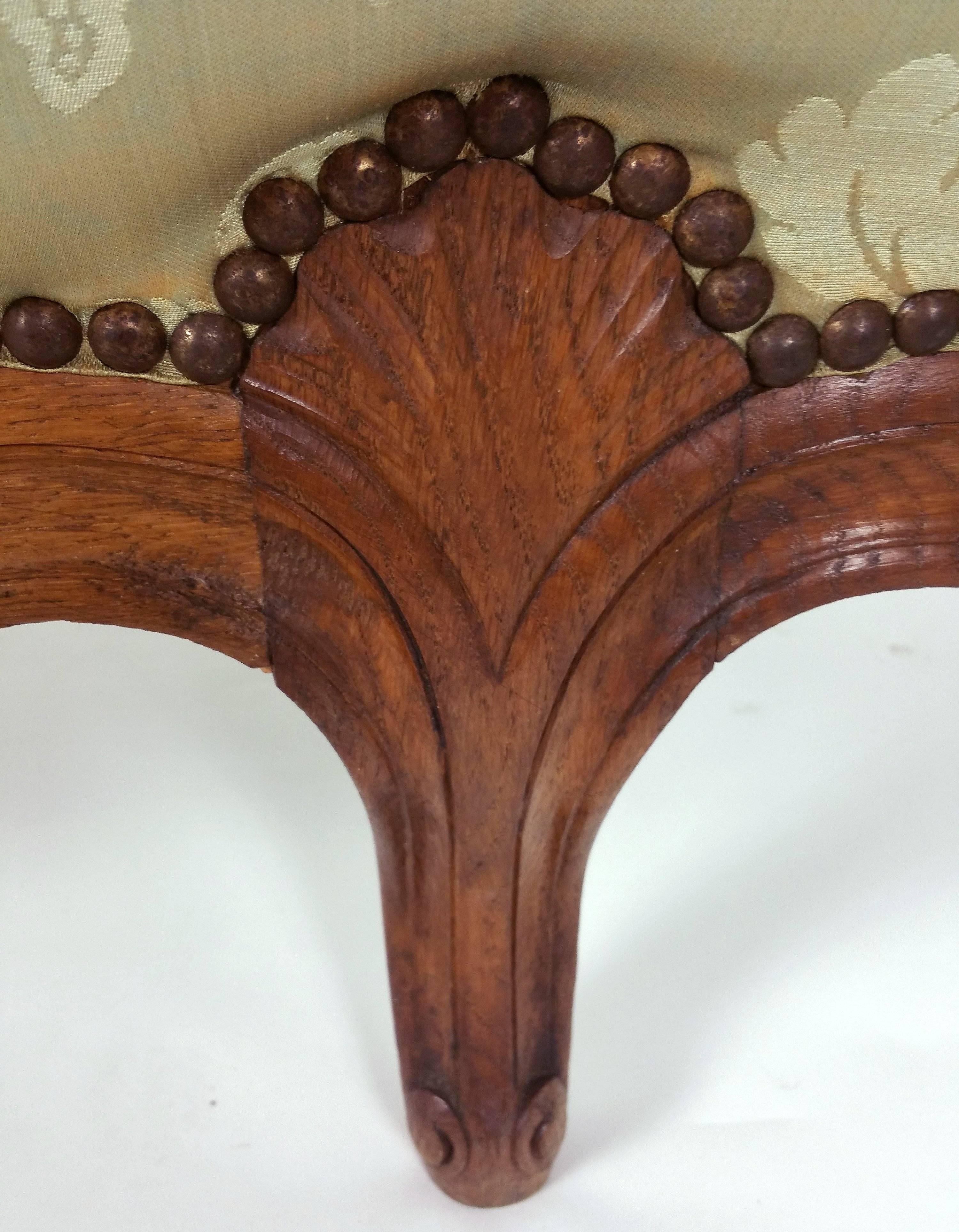 Late 19th Century French Carved Bedstead of Shaped Form 3