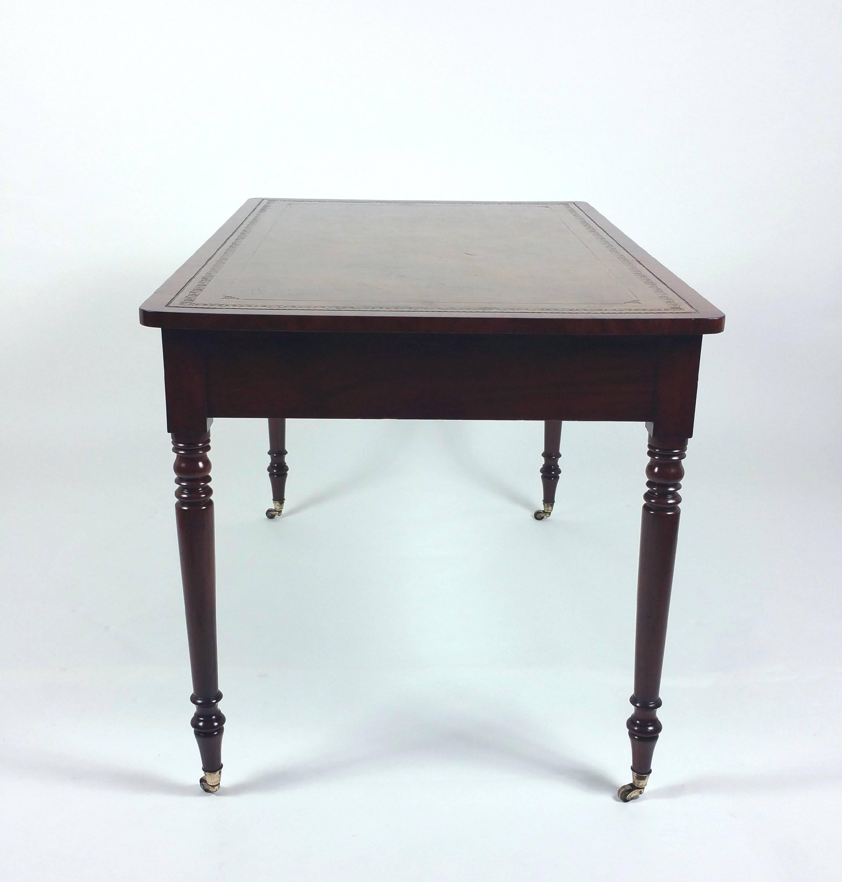 Regency Mahogany Library Table 2