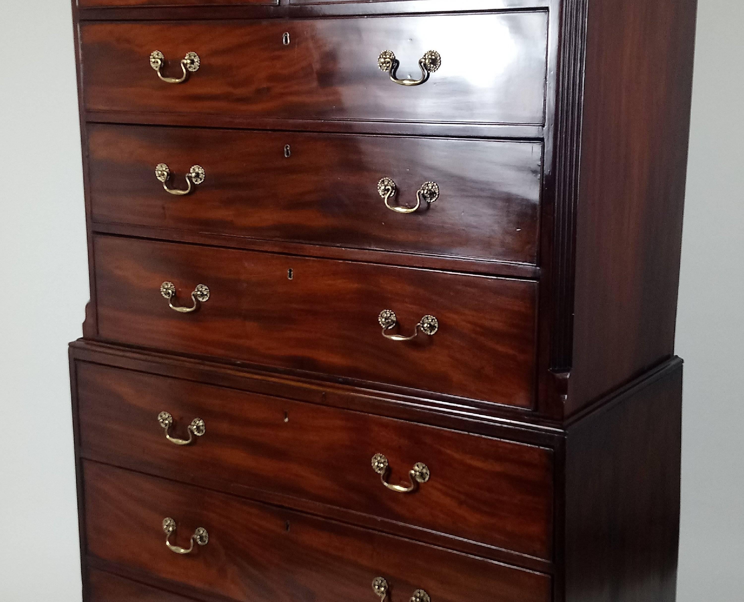 George III Mahogany Tallboy 2