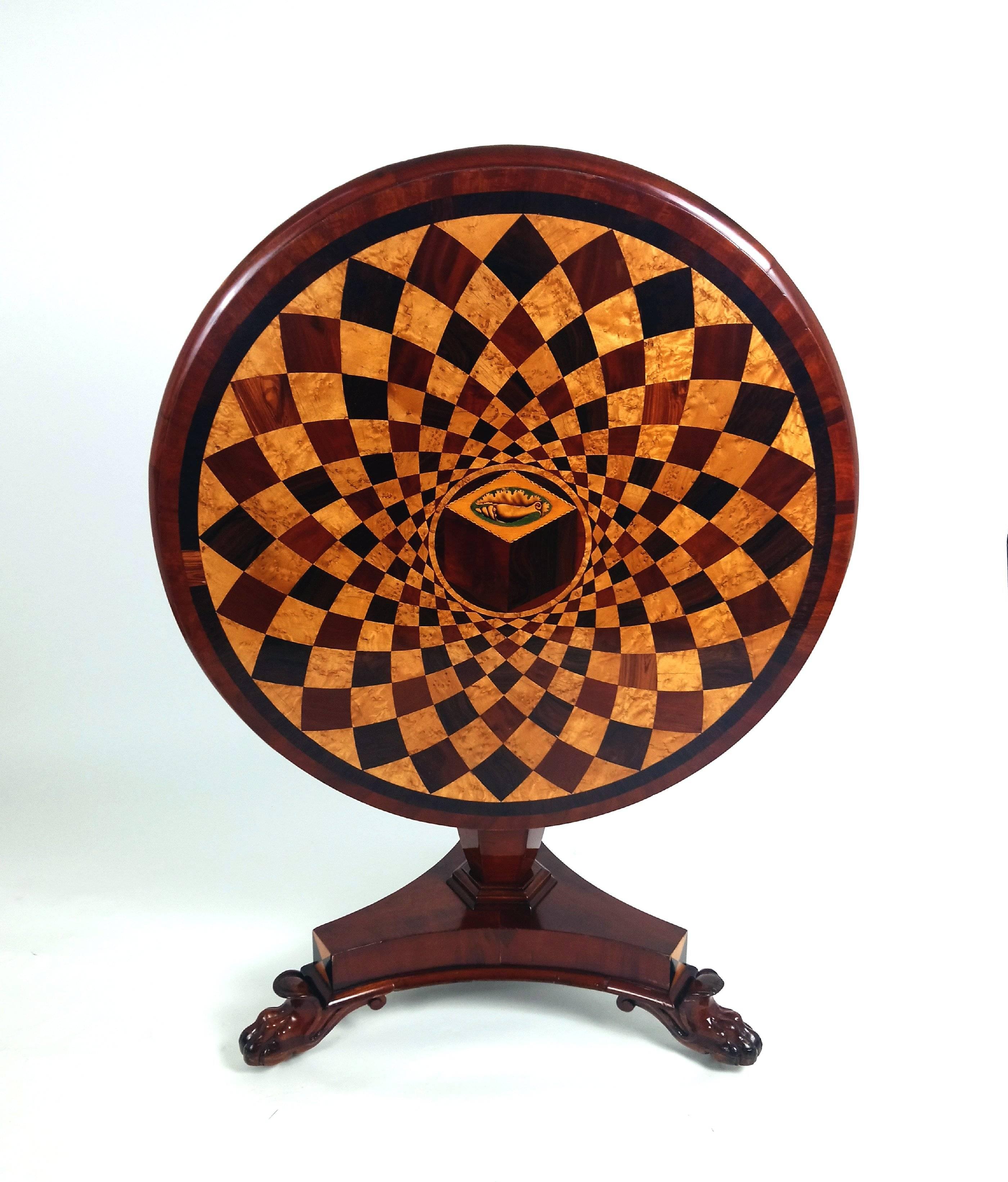 Early 19th Century Circular Mahogany Tilt-Top Table 4