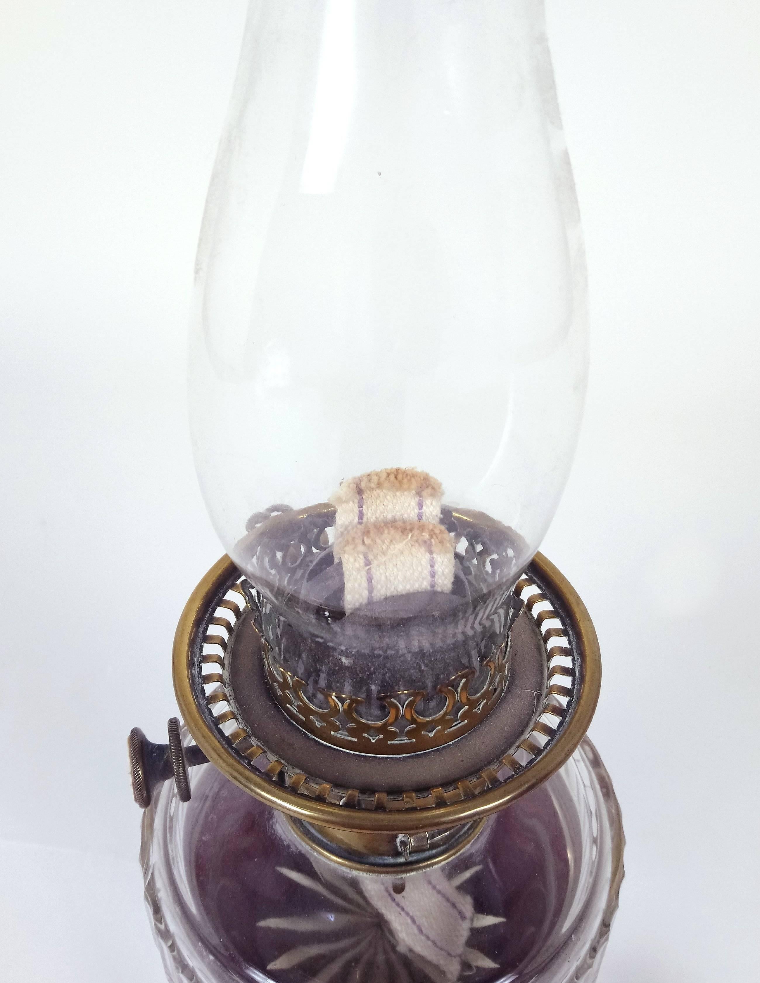 19th century oil lamps