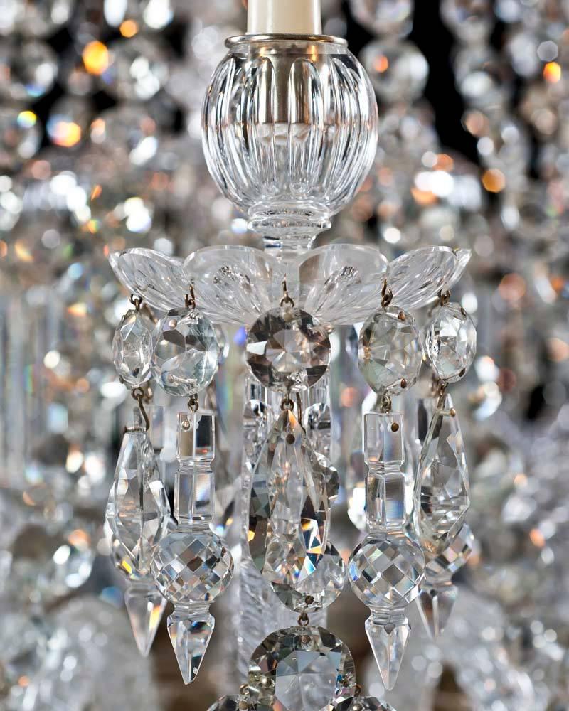 English Extremely Rare Victorian Chandelier of Exceptional Quality and Size by F&C Osler For Sale