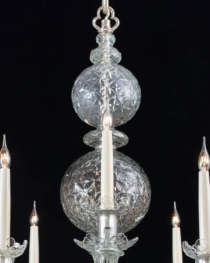 English Pair of George II Style Chandeliers