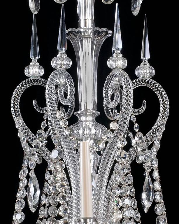 Highly Important Pair of Cut Glass Antique Chandeliers by F&C Osler at ...