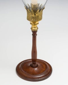 Fine Pair of Regency Mahogany Storm Lights