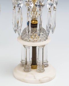 Raro par de candelabros de templo de la Regencia