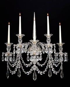 Importante pareja de apliques victorianos de tamaño inusual atribuidos a Perry & Co.