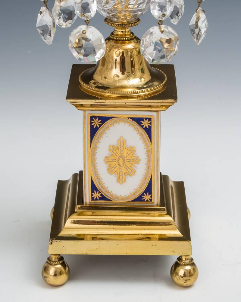 Pareja de candeleros Jorge III Británico en venta