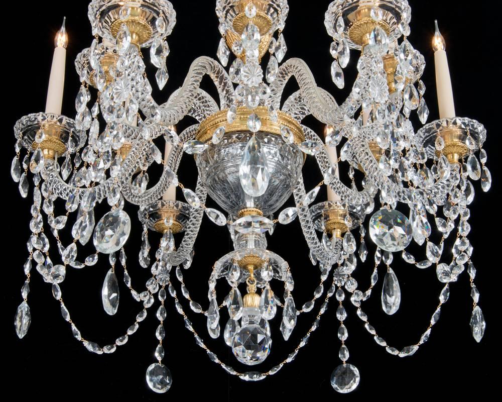 Pair of 20th Century Chandeliers in the Style of Perry & Co In Excellent Condition In Steyning, West sussex