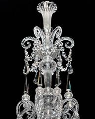 Fine Quality Eight Light Cut-Glass Antique Chandelier by F&C Osler