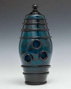 Extremely Rare Georgian Peacock Green Drinking Vessel