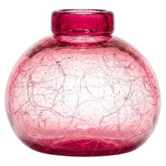 Ilaria Pink Vase by Giberto Venezia, Handcrafted Murano Glass