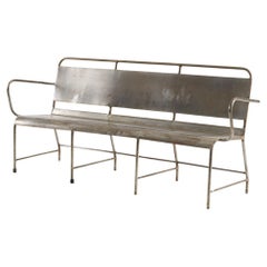 Panche industriali in metallo vintage