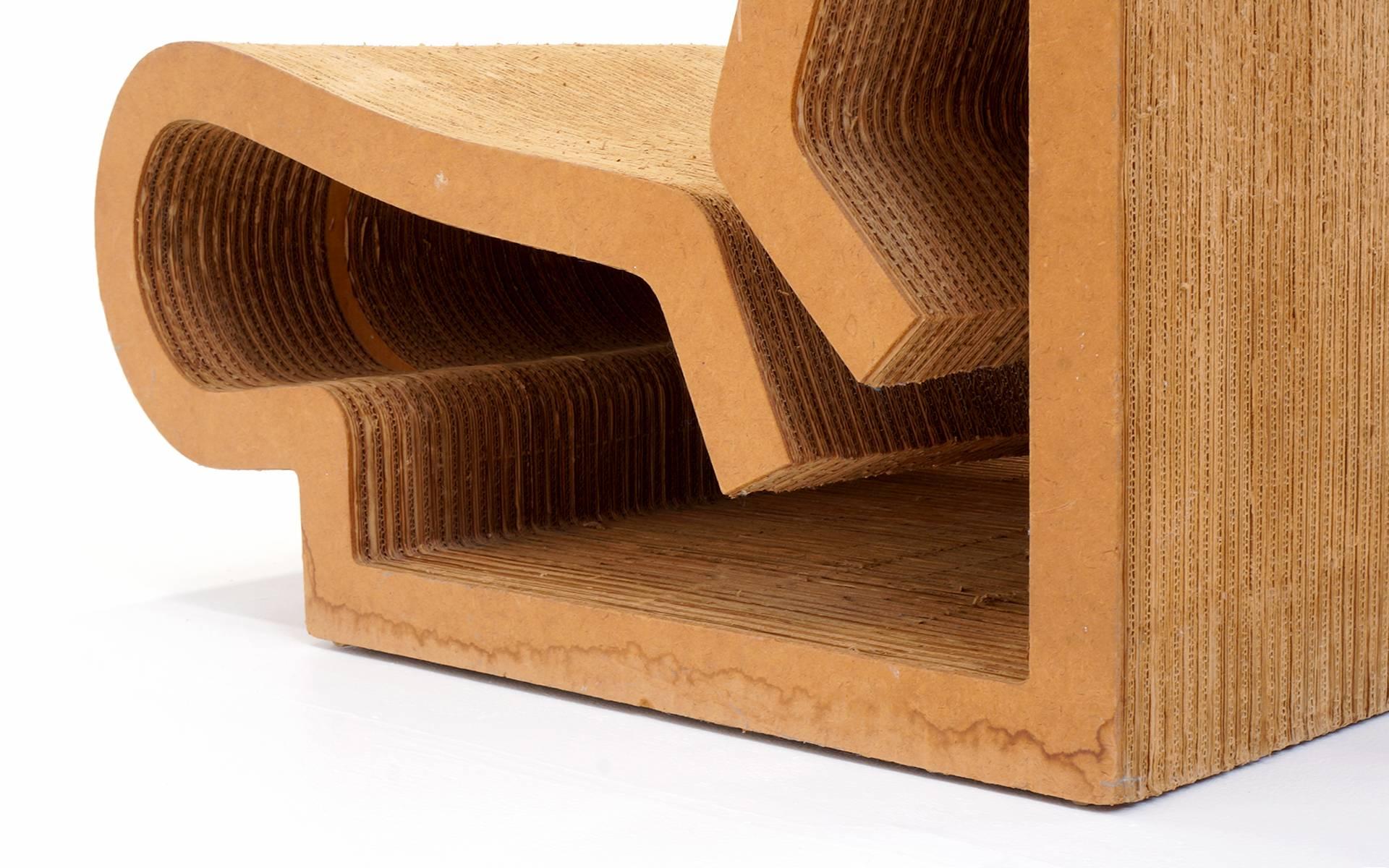 Rare Original Frank Gehry, Easy Edges, Cardboard Contour Chairs 4