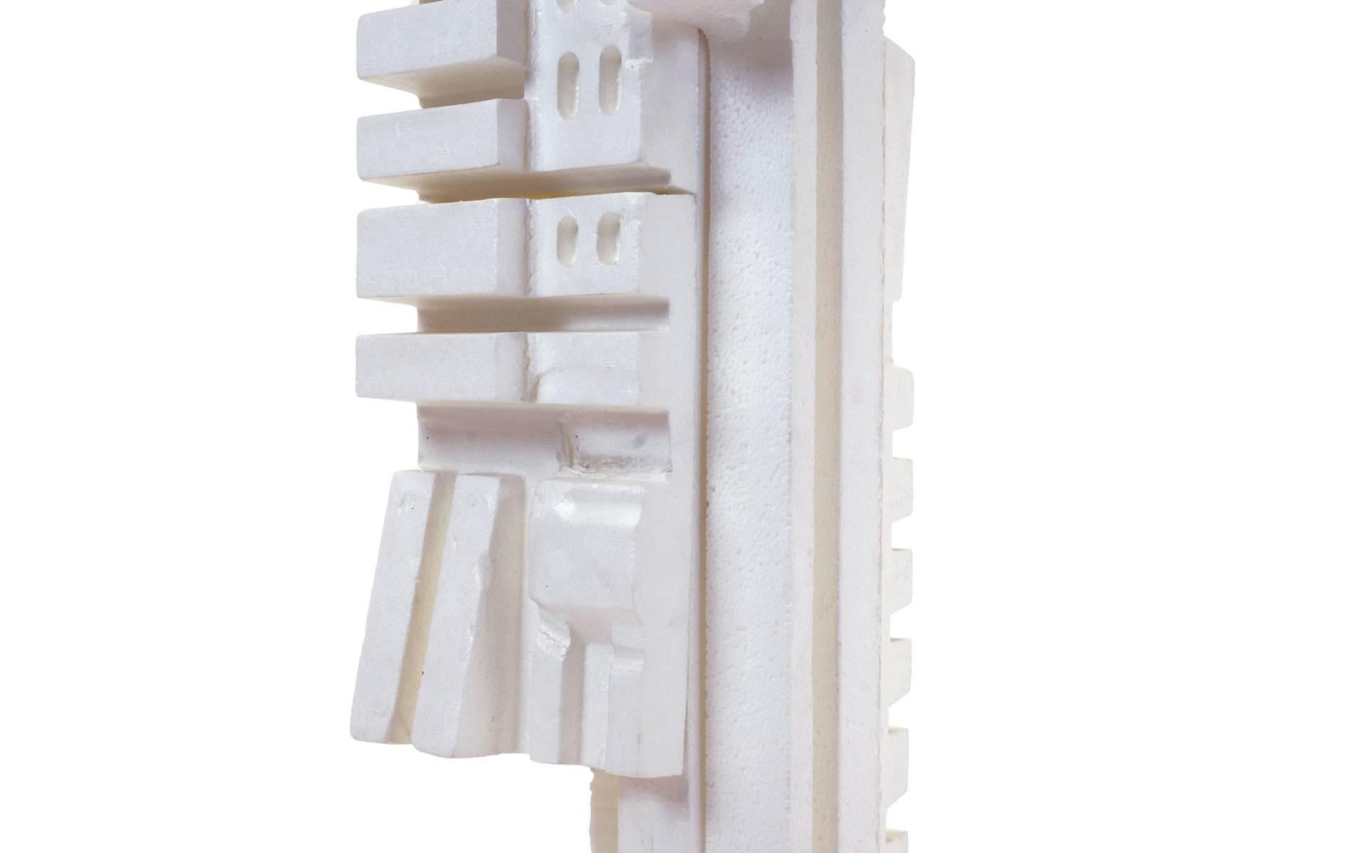 Late 20th Century Irving Harper Sculpture of Styrofoam from His Paper Sculpture Series