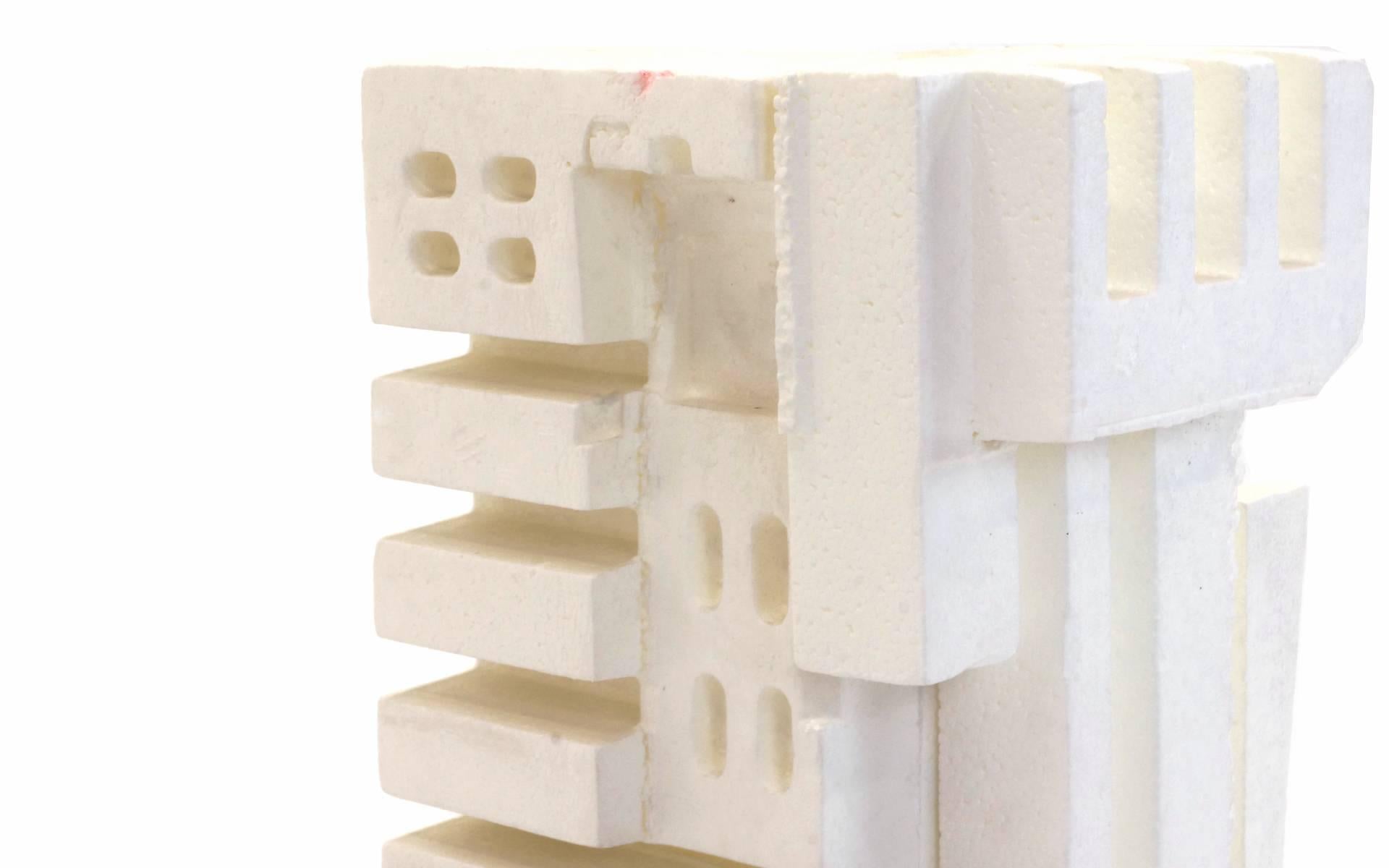 American Irving Harper Sculpture of Styrofoam from His Paper Sculpture Series