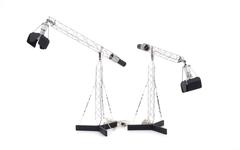 Pair of Curtis Jere Crane Table Lamps