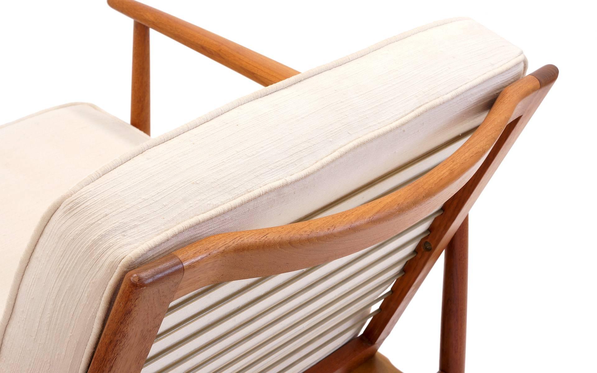 Teak Pair of Kofod-Larsen Lounge Chairs for Selig