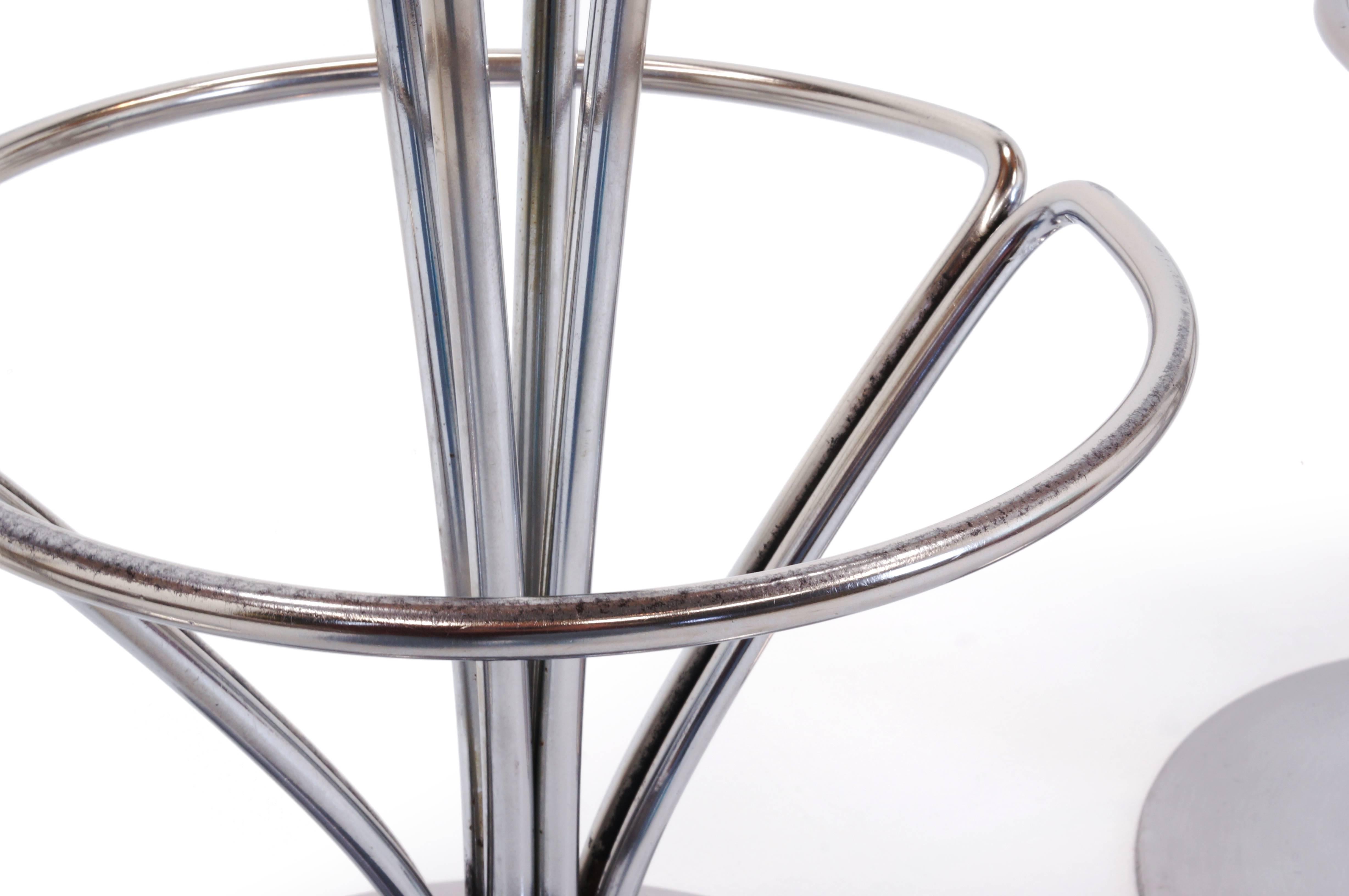 Aluminum Piet Hein for Fritz Hansen Bar Stools