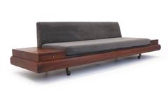 Armless Sofa with Attached Tables by Adrian Pearsall for Craft Associates