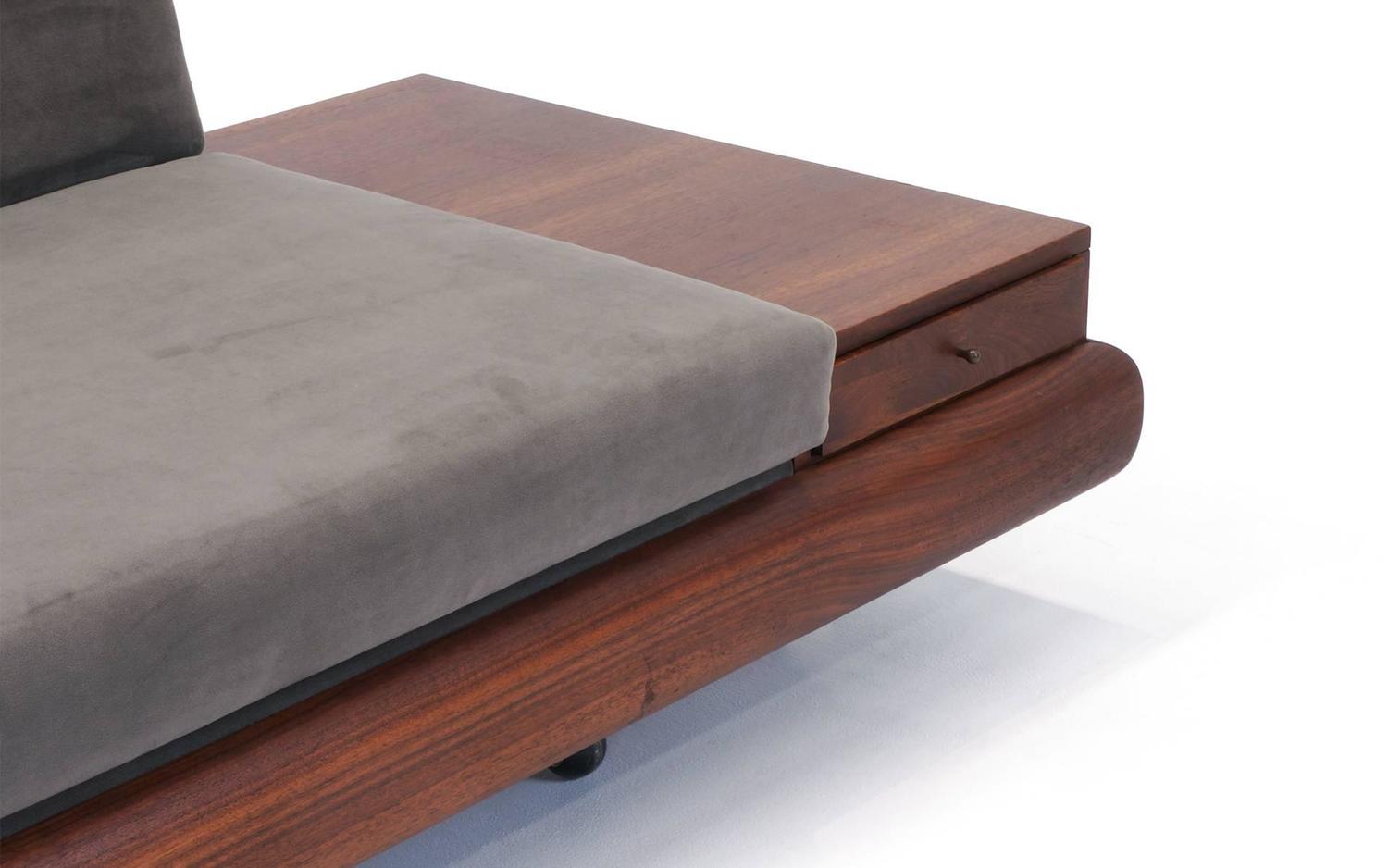 Armless Sofa with Attached Tables by Adrian Pearsall for Craft