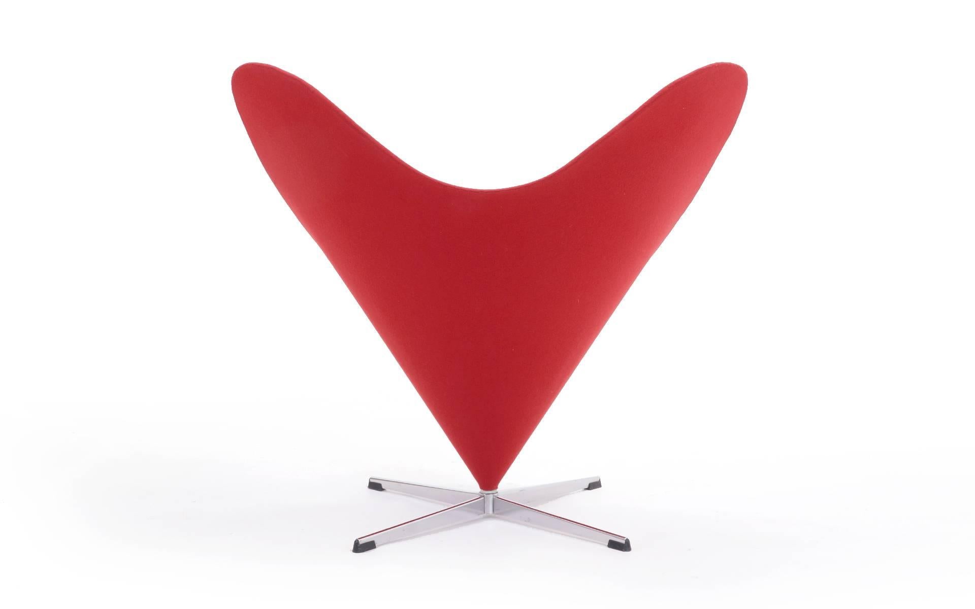 heart chair verner panton