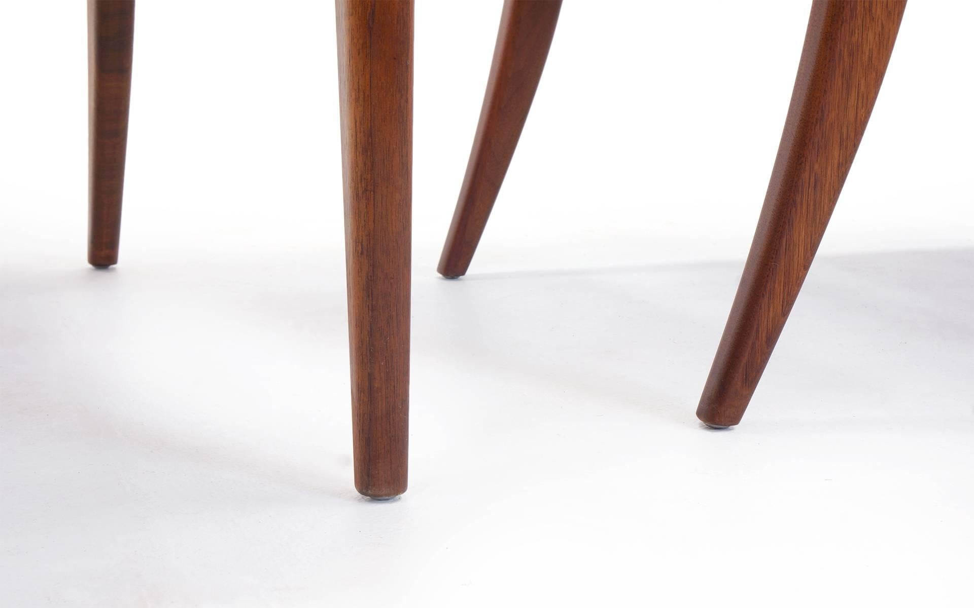 Set of Eight Dining Chairs with Arms Designed by Jules Heumann for Metropolitan 1