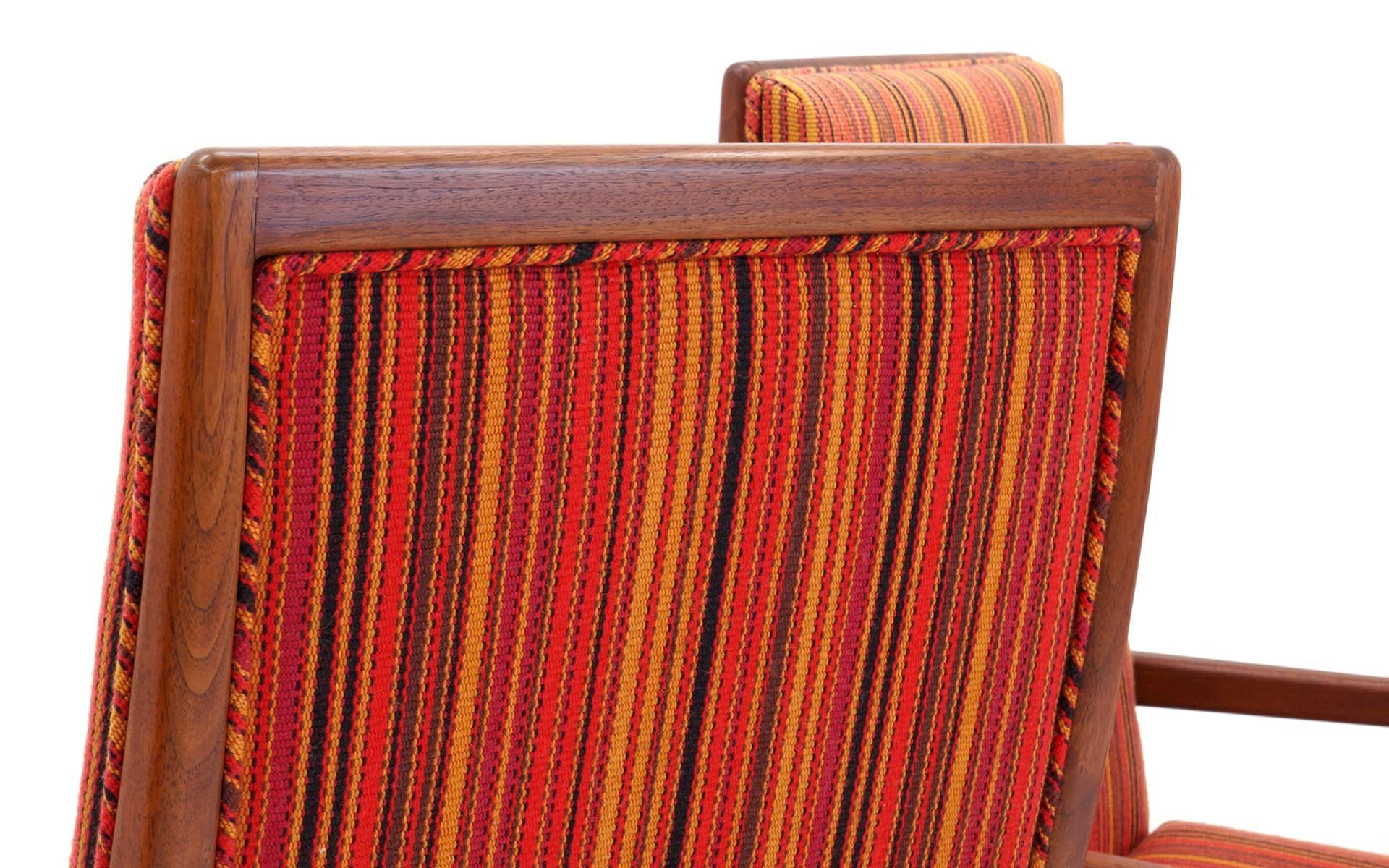 American Set of Eight Dining Chairs with Arms Designed by Jules Heumann for Metropolitan