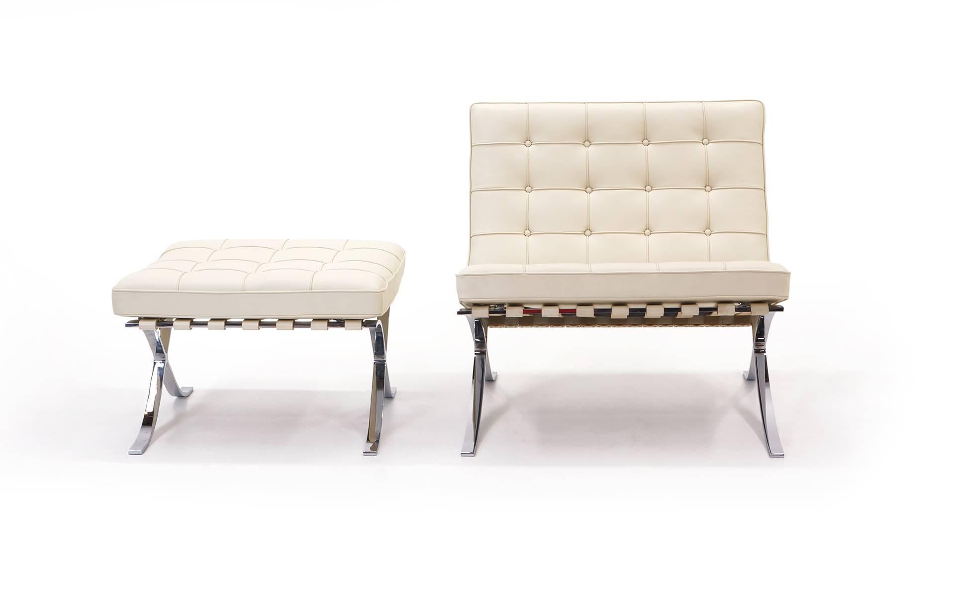 Mid-Century Modern Signed Mies van der Rohe Barcelona Chair