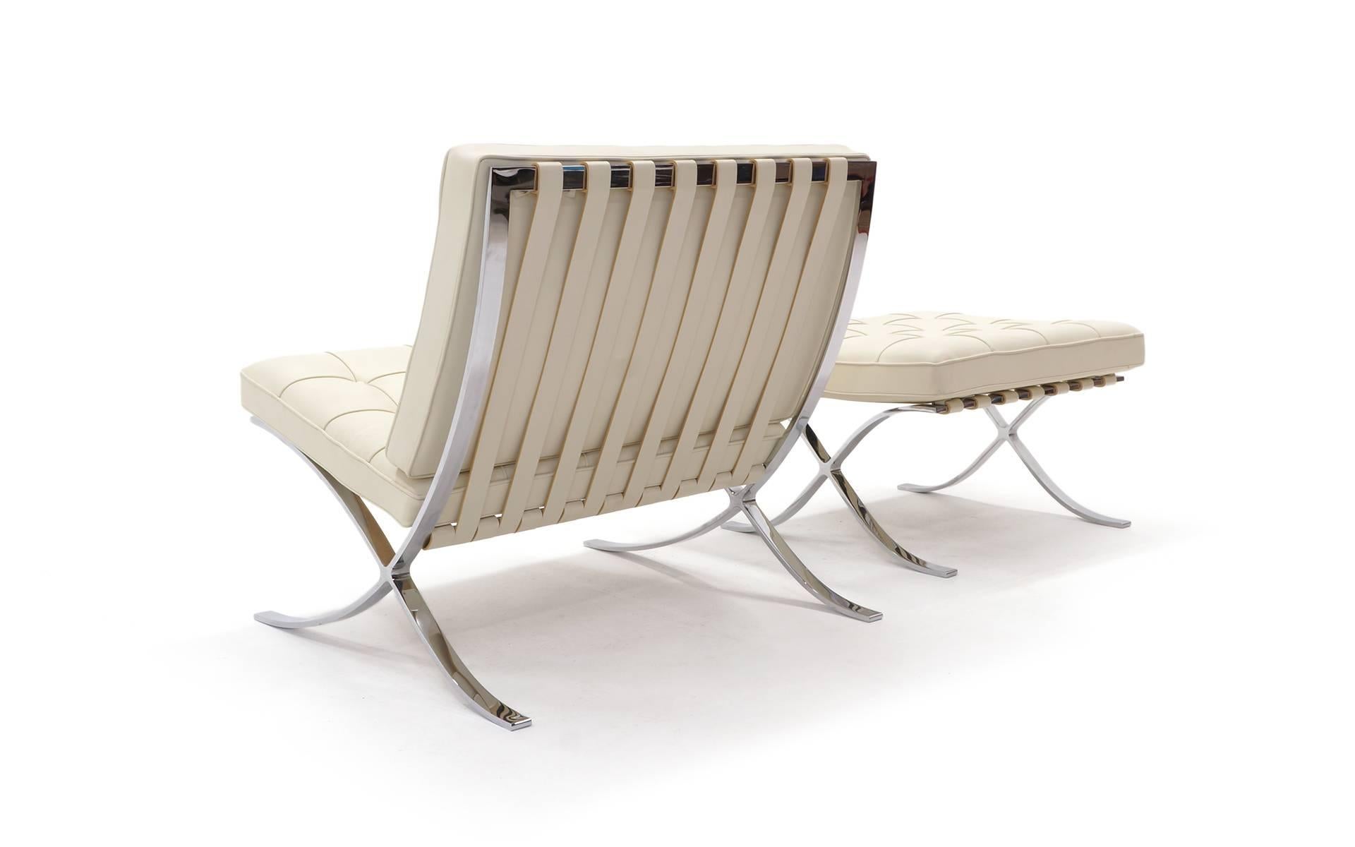 American Signed Mies van der Rohe Barcelona Chair