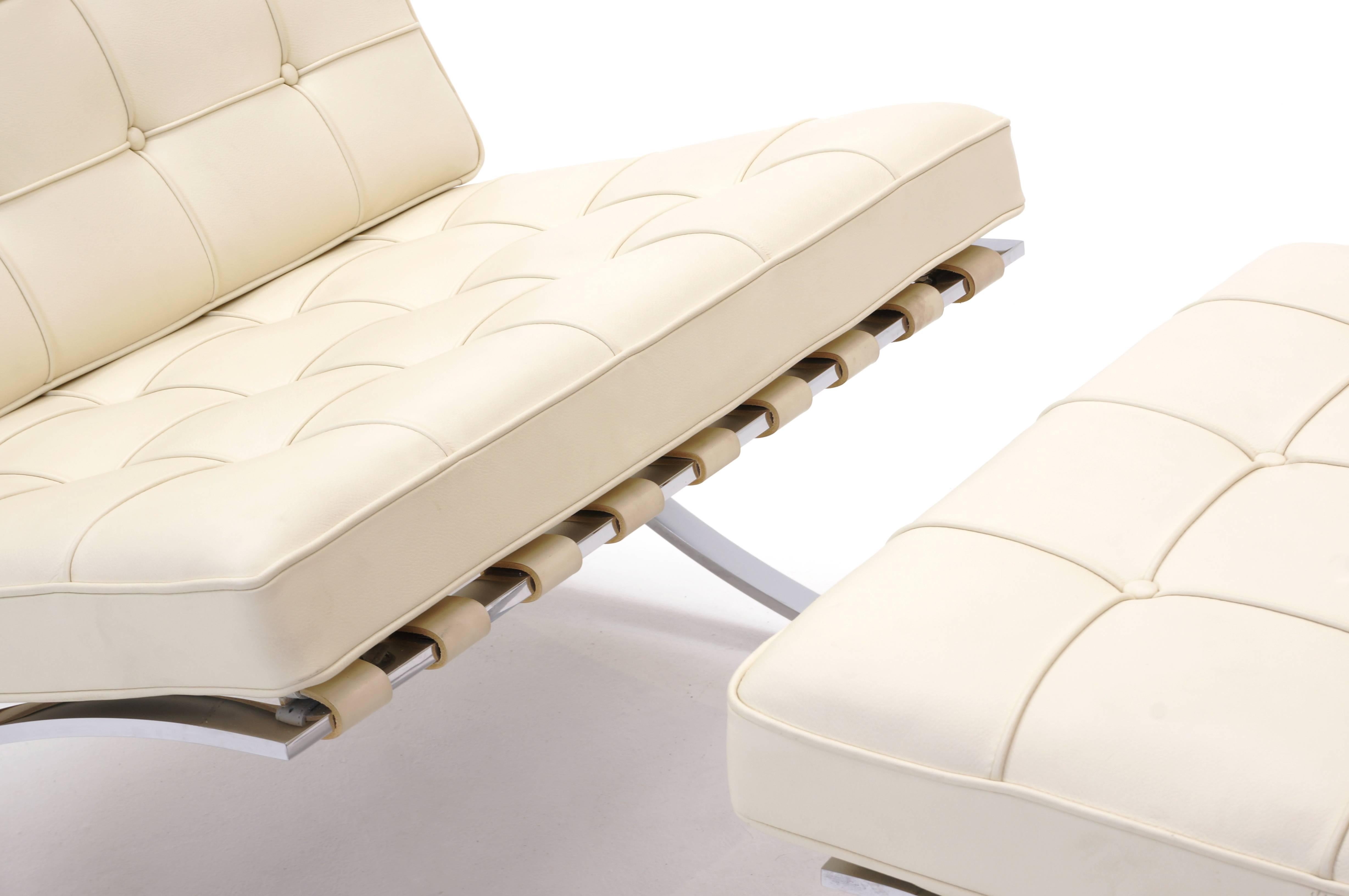 Chrome Signed Mies van der Rohe Barcelona Chair