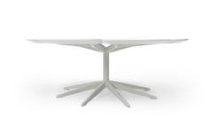 Early Production White Richard Schultz "Petal" Coffee Table for Knoll