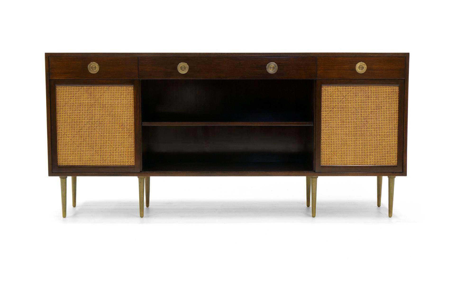 Mid-Century Modern Buffet / Credenza by Edward Wormley for Dunbar.  Expertly Refinished. Excellent.