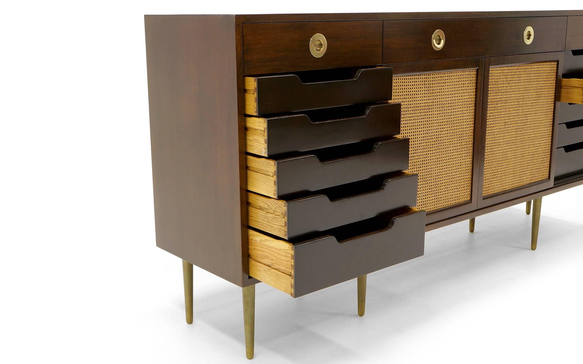 American Buffet / Credenza by Edward Wormley for Dunbar.  Expertly Refinished. Excellent.