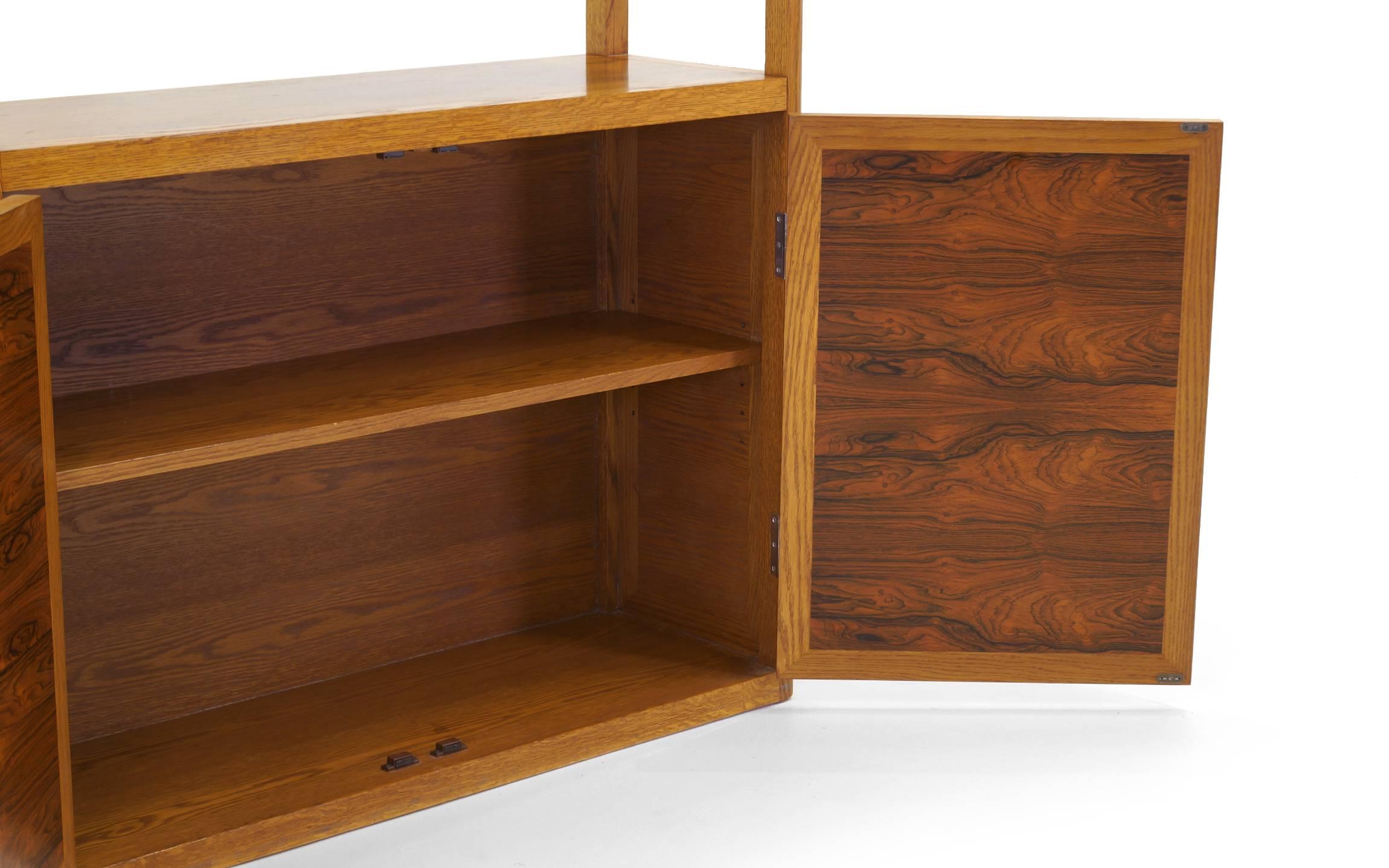 Edward Wormley for Dunbar Rosewood Bookcase Storage Cabinet In Excellent Condition In Kansas City, MO
