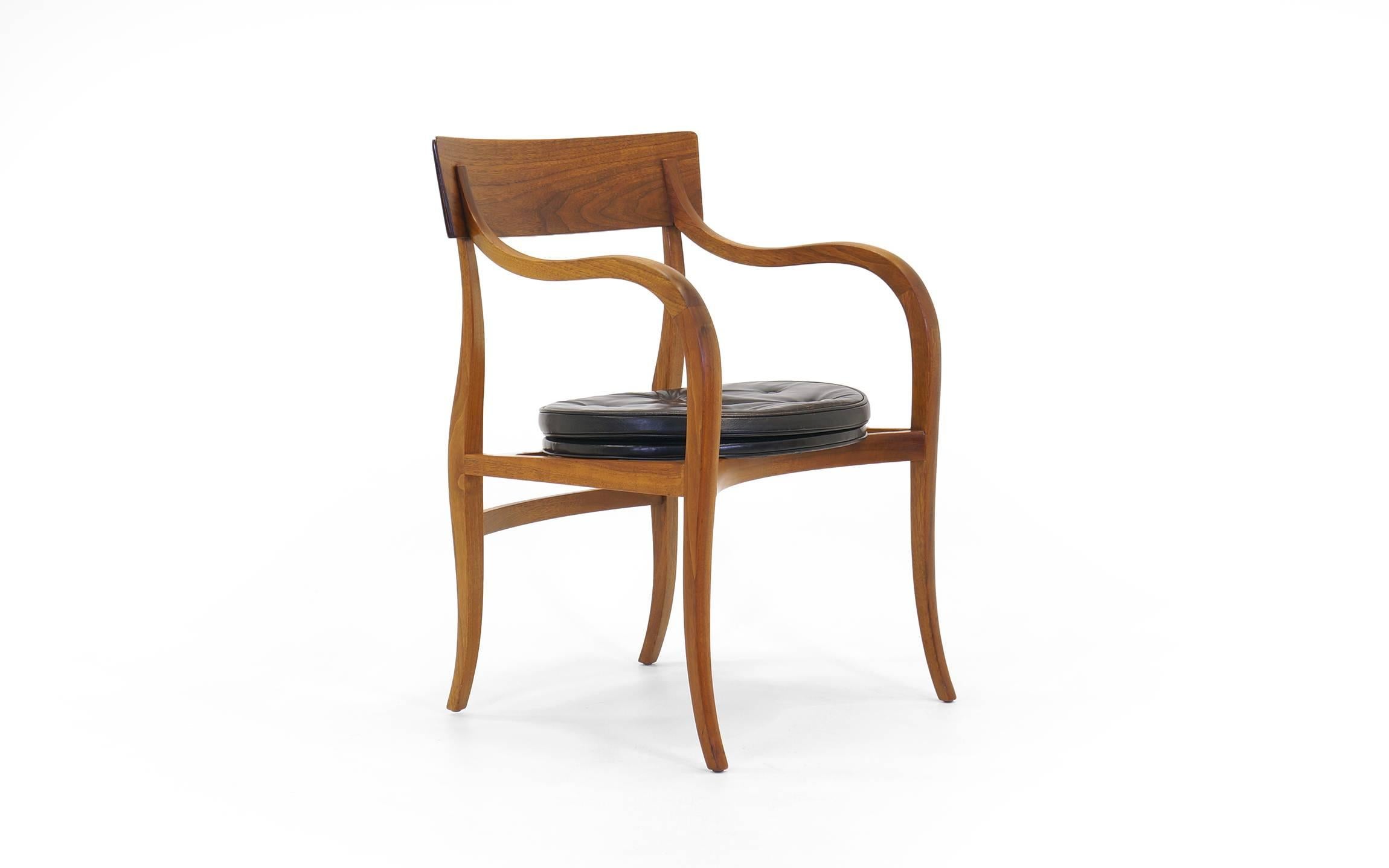 Komplett original Alexandria-Stuhl entworfen von Edward Wormley für Dunbar (Moderne der Mitte des Jahrhunderts) im Angebot