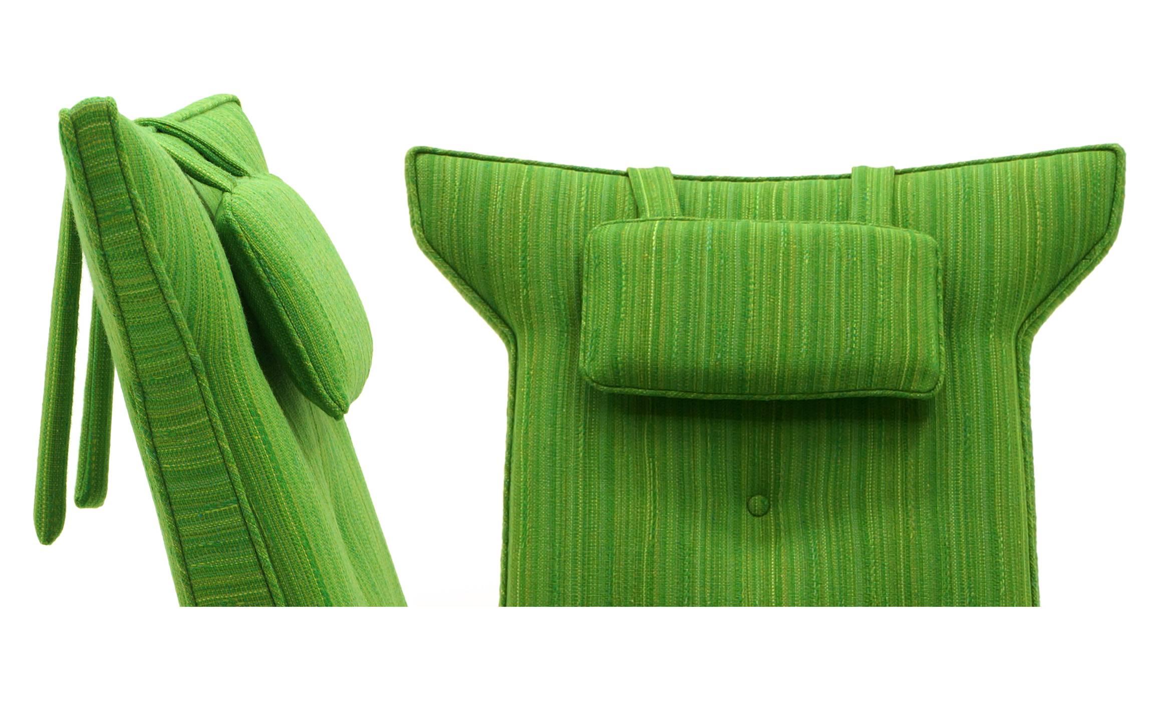 Rare George Nakashima for Widdicomb High Back Lounge Chair and Ottoman 1