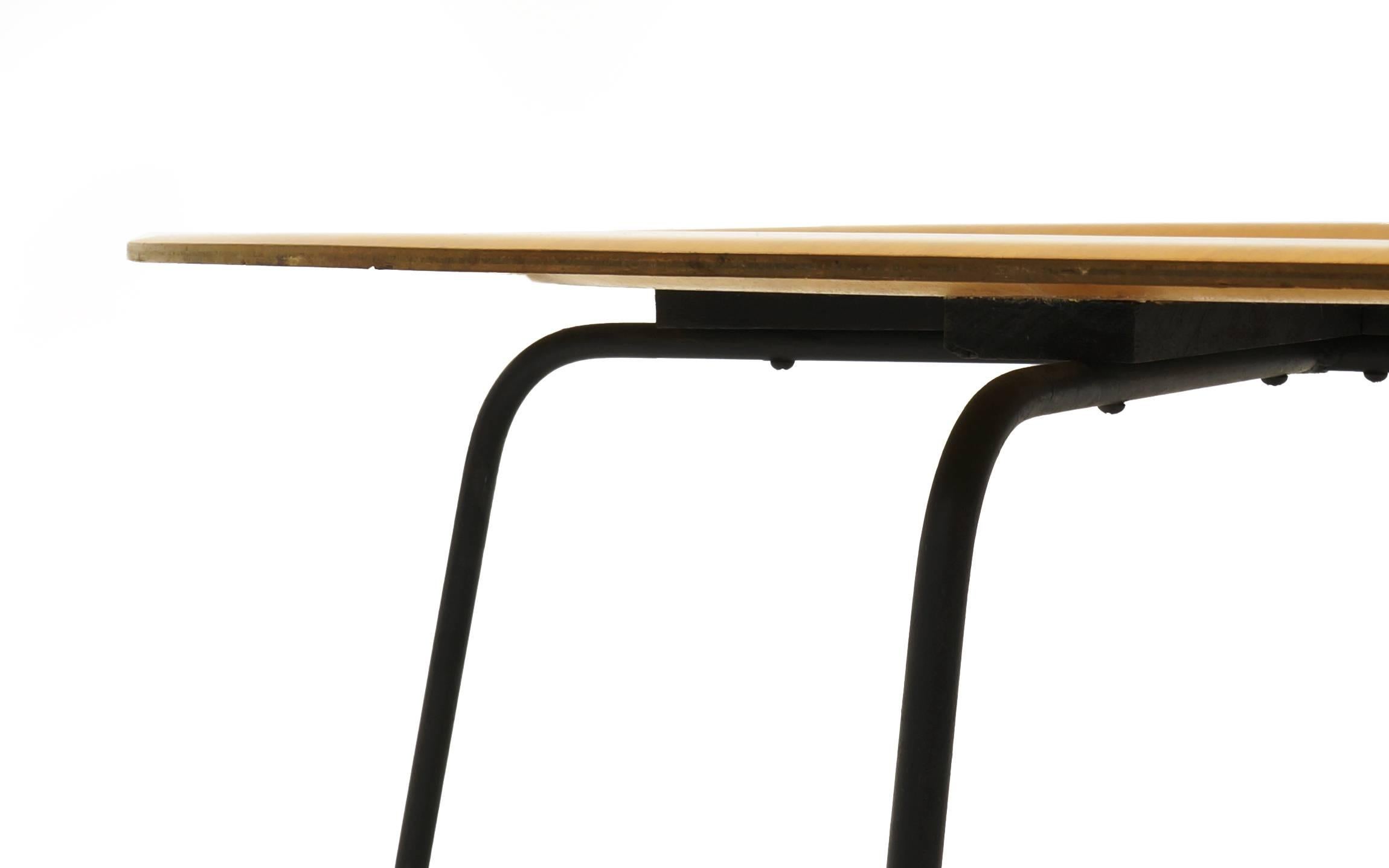 Mid-Century Modern Second Generation Eames CTM Coffee Table Metal Legs, Expertly Restored