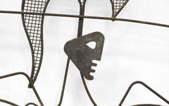 Rare Frederic (Frederick) Weinberg Warrior Wall Sculpture