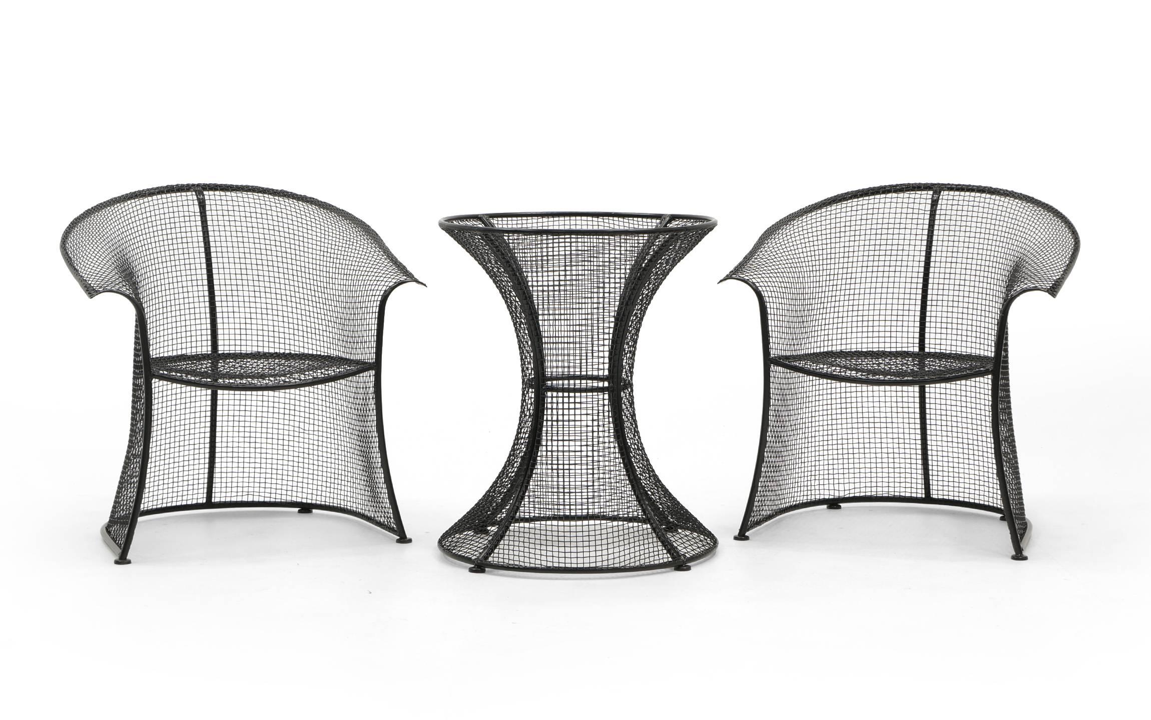 wire mesh tables