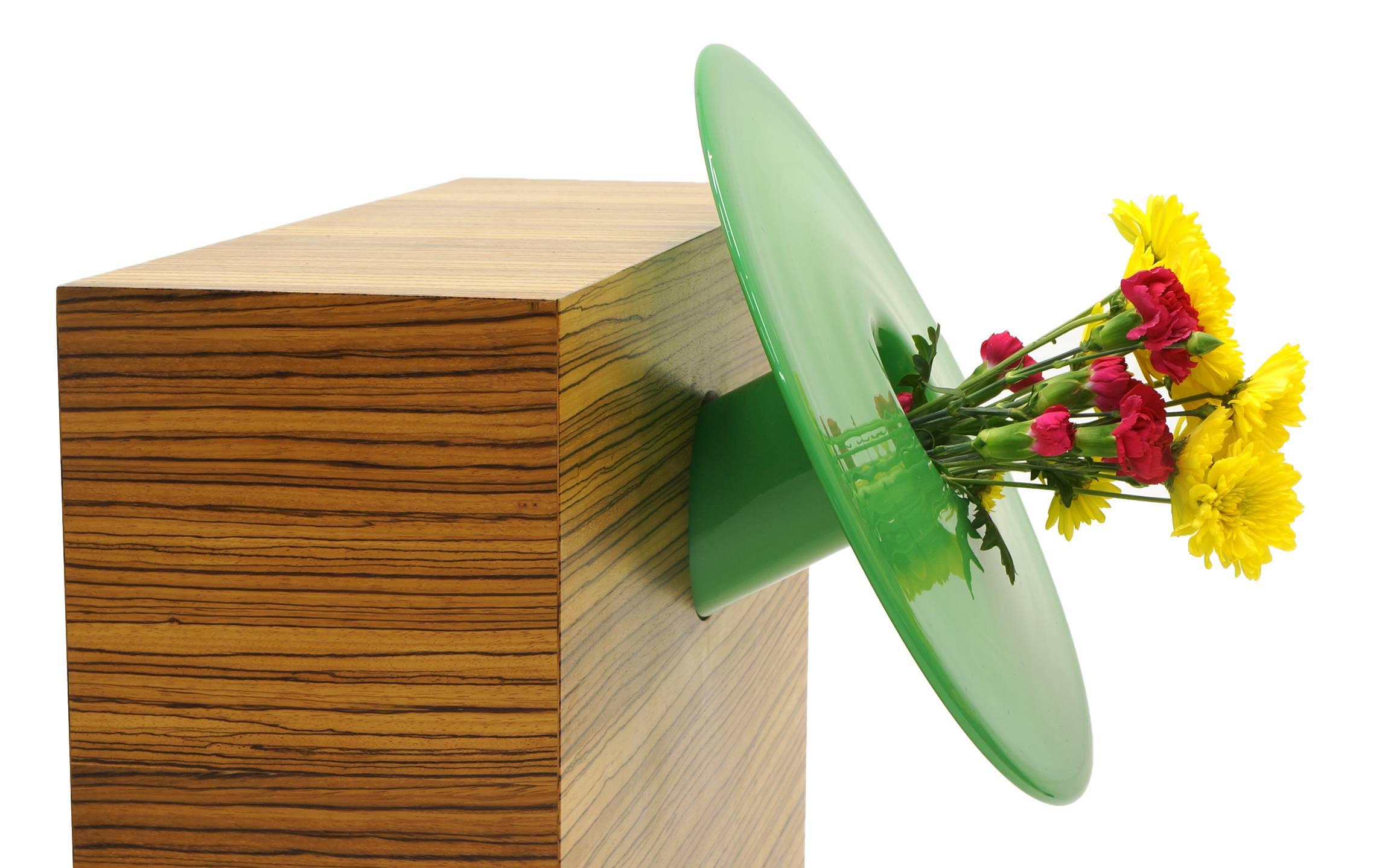 Post-Modern Ettore Sottsass Vases from 27 Woods for a Chinese Artificial Flower For Sale