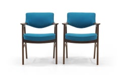 Pair of Erik Kirkegaard Rosewood "Elbow" Armchairs for Hong Möbelfabrik