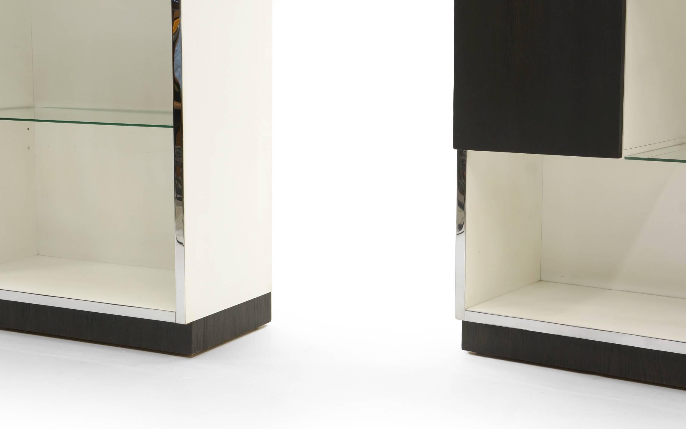 Milo Baughman Three-Piece Freestanding Storage Cabinet 2