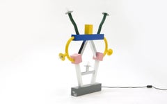 Lampada da tavolo grande Ashoka di Ettore Sottsass per Memphis Milano