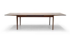 Danish Modern Rosewood Expandable Draw Leaf Dining Table