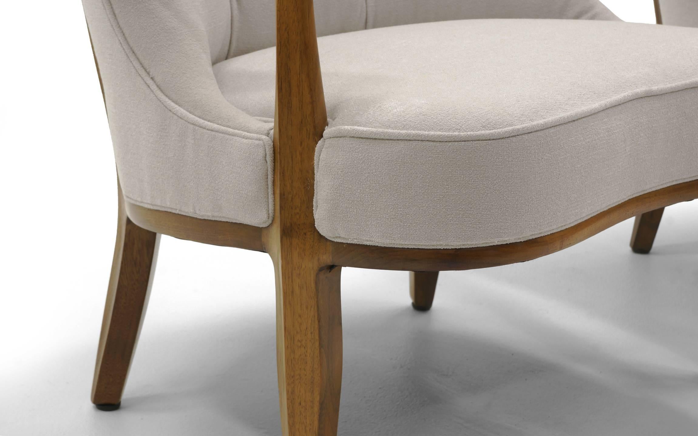 Pair of Janus Chairs by Edward Wormley for Dunbar, Beautifully Restored 2